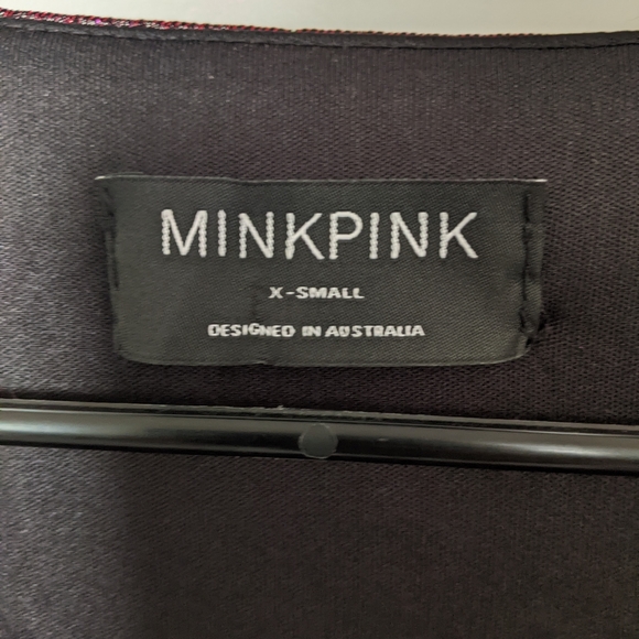 Mink Pink Purple Pink Shiny top - Picture 8 of 9